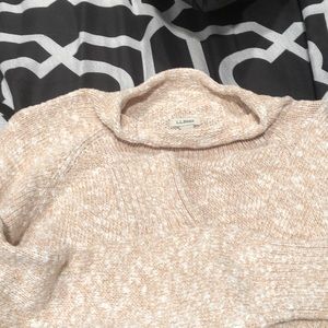 Llbean knarl sweater large fits medium